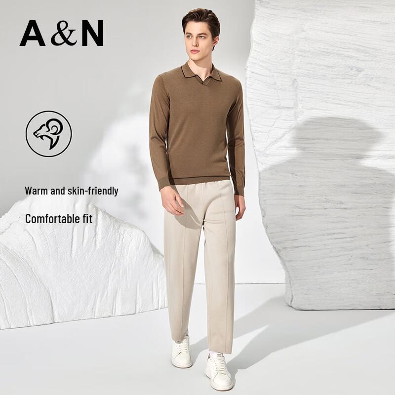 Antonio Men's Cashmere Silk Blend Long-Sleeve Knit Polo