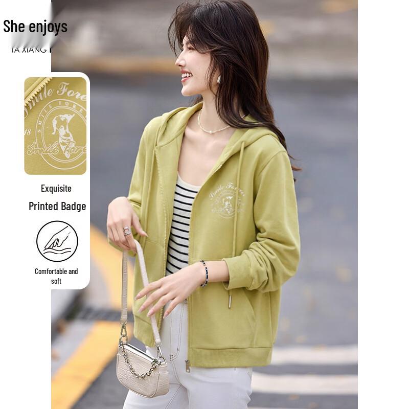 Women s Hooded Casual Sweatshirt Cardigan M