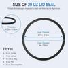 Replacement Gaskets for Yeti Stainless Steel ulated Tumbler Mugs, 20 oz Tumbler Lid Seals Fit for Yeti Cup Lid, Silicone Tumbler Lid Gaskets O-Ring