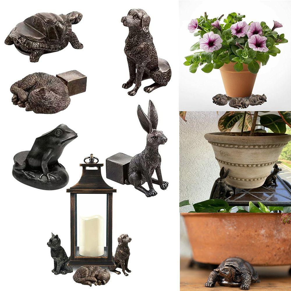 3Pcs Garden Decor Potted Resin Plant Stand Flower Pot Support Bonsai Stand Plant Pot Foot