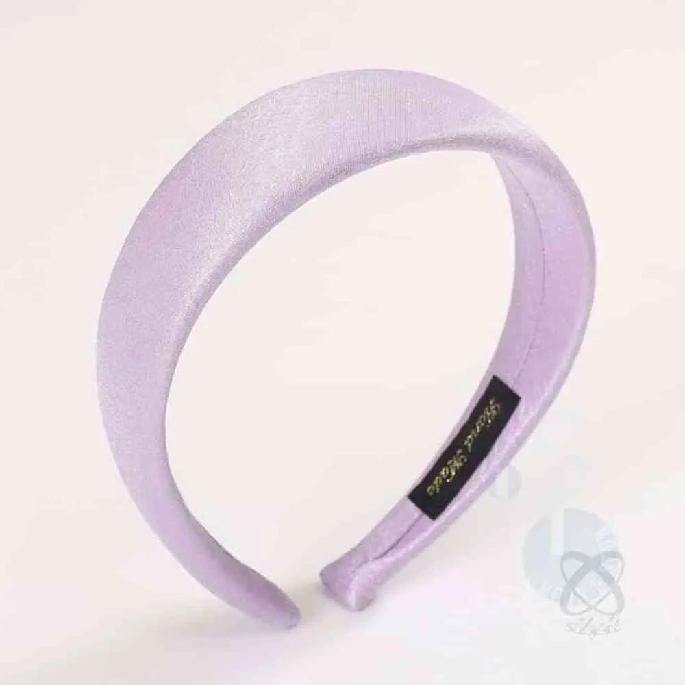 Satin Pearl Volume Hairband Purple Thick Hairband Hairband Volume Hairband