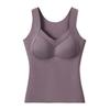 A Bacteriostatic Lifting Warm King Cashmere Silk Warm Vest with Chest Pad Comfortable Slim Fit Inside Base No Bra
