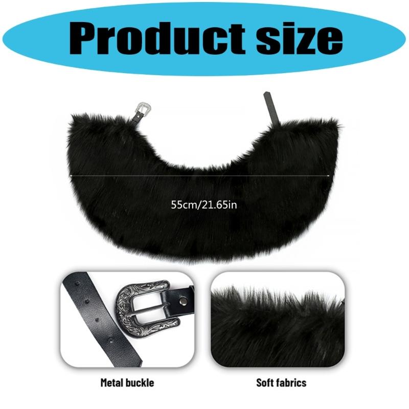 Medieval Vintage Style Artificial Furs Capes Cloak Warm Winter Role Play Halloween Costume Accessory Unisex Design Shawl