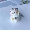 Soft Touch Plush Cat Keychain Handmade Cat Charm Pendant Bringing Fun and Good Fortune Suitable for Daily Party Use