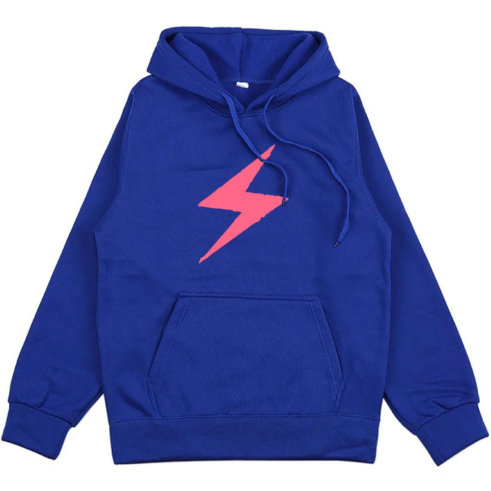 Pink Lightning Printing Hoodies Bruno APT Sweatshirts Song Women Pullovers Hooded Soft Warm Clothing