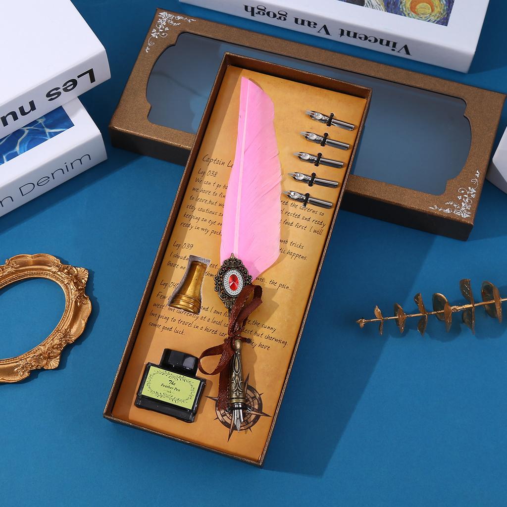 Retro Quill Business Gifts, Graduation Season, Dipping Pen, Pen, Friendship Birthday Gift