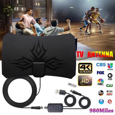 Digital Antenna TV Indoor Crystal Clear Signal Amplifier Ultra-Thin HDTV Antenna Satellite Signal