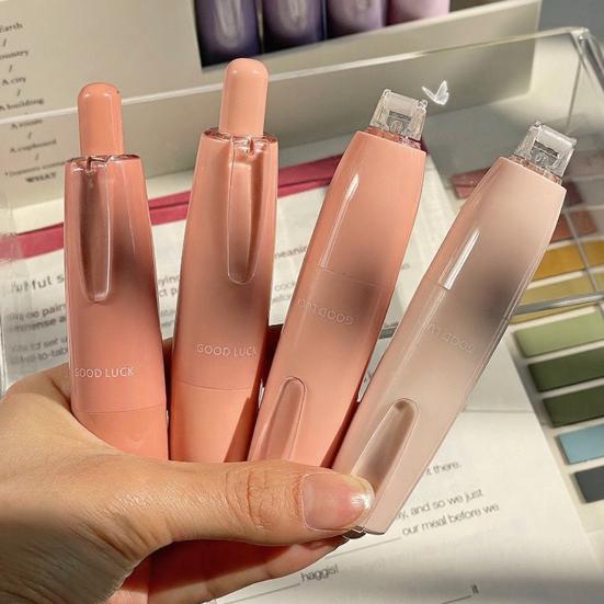 4Pcs Double Sided Application Adhesive Pens Instant Tape Pens Easy Bonding Glue Stick Roller Portable