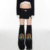 Punk Flared Leg Warmers Subcultures Leg Sleeves Gotik Baggy Cuffs Ankle Heap Socks JK Middle Tube Socks for Womens Gifts
