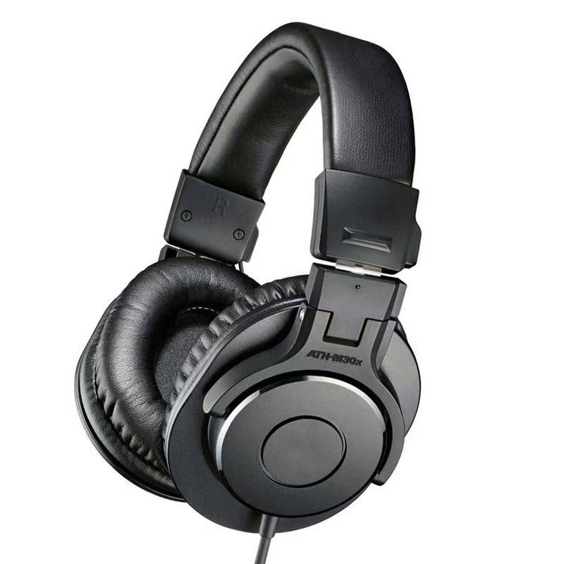 Audio-Technica ATH-M30x Profesionální studiová monitorovací sluchátka HIFI sluchátka Profesionální plně uzavřená hudební herní sluchátka