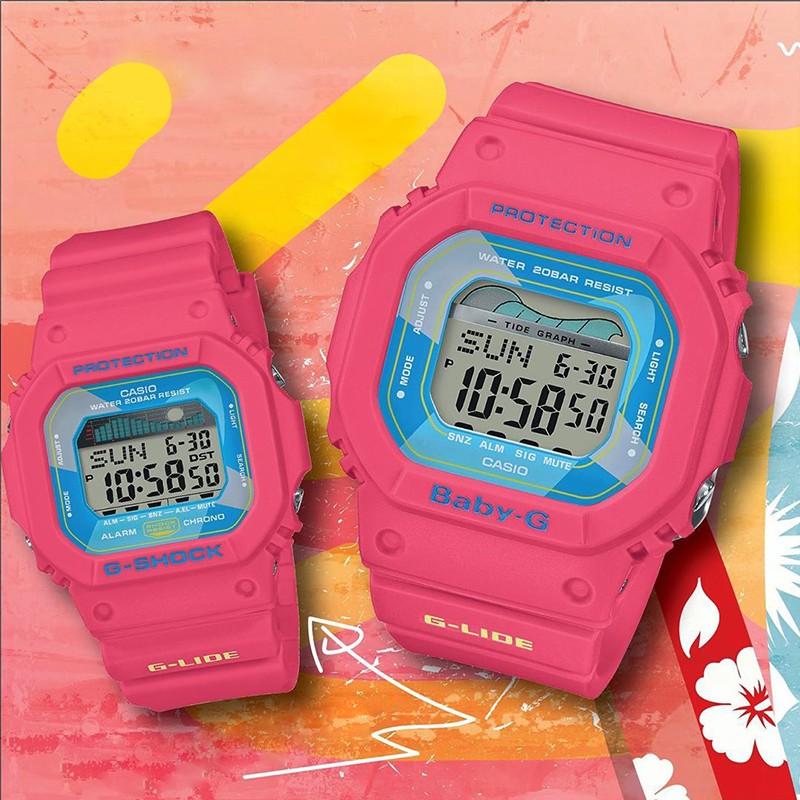 Casio watch series - square series, tide moon phase, shockproof, Hawaiian style, quartz movement, Japanese and Korean GLX-5600VH-4PRBLX-560VH-4PR