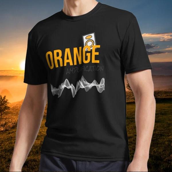 New item Orange Amplification Active Logo T-Shirt Funny American Size S to 5XL L