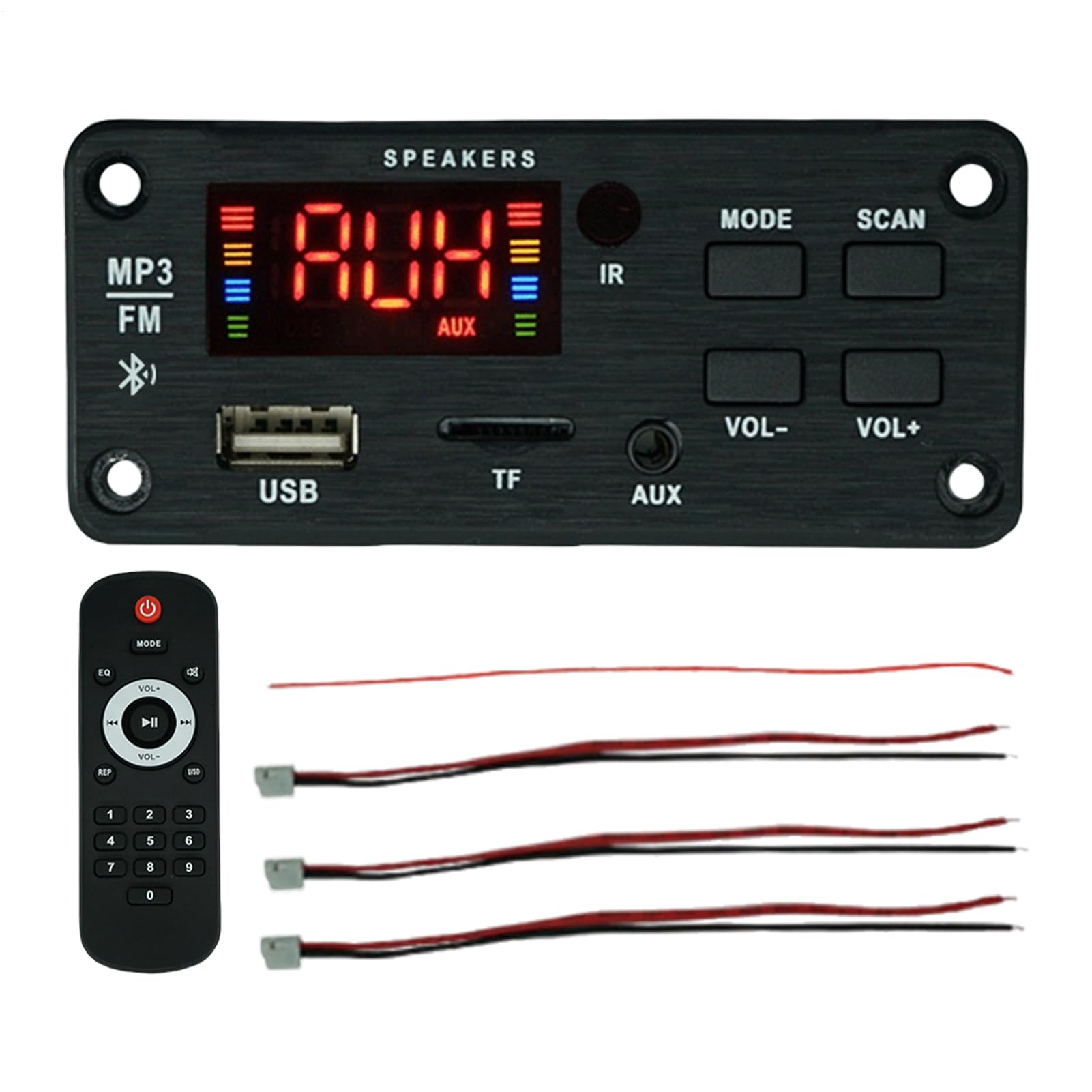 

Автоаудио - Модуль удаленного декодирования - Беспроводная работа, Качество звука без потерь, Двойной 25 Вт See description