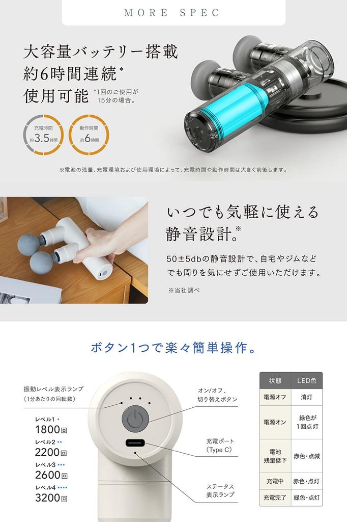 HOMIA DOUBLE SWORD Myofascial Release Handy Gun for Body Face and Compact and Black Gun, Care, Care, Shoulders, Hips, Feet, Lightweight, Gift,