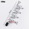 Aquarium Air Splitter Valve Stainless Steel Fish Tank Air Flow Control Switch Valve 1~5 Ways Distributor Oxygen Pump Accessories
