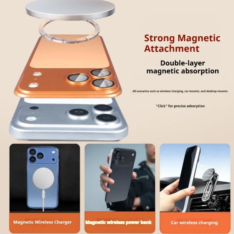 Sofortiges Upgrade auf iPhone 17 Pro Max für iPhone 16 15 14 13 12 Pro Max Original Dünner Mattierter AG Rückseiten-Aufkleber Kamera Schutz Hülle