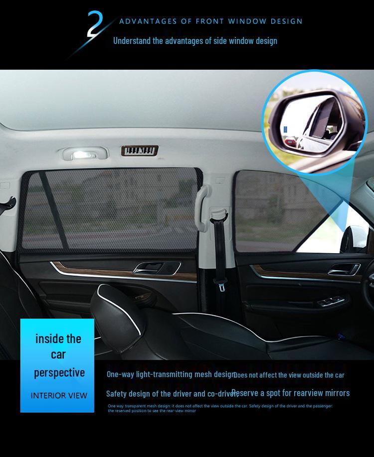 Volkswagen Tiguan L Magnetic Car Window Sunshade - Heat Insulation & UV Protection