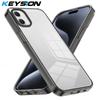 KEYSION Transparent Phone Case for Samsung A06 A05 TPU+PC Anti-slip HD Clear Shockproof Phone Back Cover for Galaxy A04 A04e A06