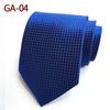 Men Silk Plaid Wedding Cravate Pour Jacquard Woven Necktie
