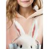 Herfst Nieuw Schattig Konijn met Koptelefoon 3D Simulatie Kinderpullover Trend Zoet en Energiek Meisjes Hooded Sweatshirt