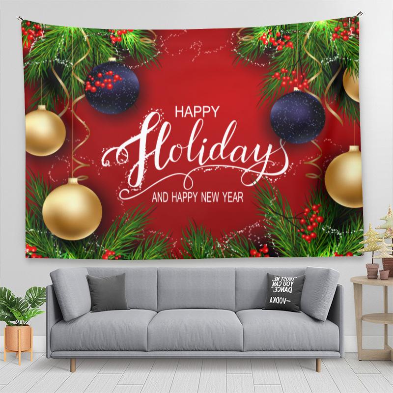 Christmas Tapestry Amazon European and American Holiday Christmas Background Cloth Bedroom