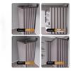 Z-shape Folding Invisible Bathroom No Punching Toilet Bathing Waterproof Partition Dry and Wet Separation Shower Curtain