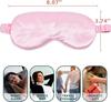 Imitated Silk Eye Mask with Shading Effect, Travel Eyepatch for Relaxing Sleep Soft Eyeshade Shield Tool Set Soft Eye Care Tools