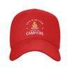 Custom Punk Unisex Happy Camper Adventure Camping Baseball Cap Adult Adjustable Dad Hat Unisex Women Sun Protection Snapback Hats