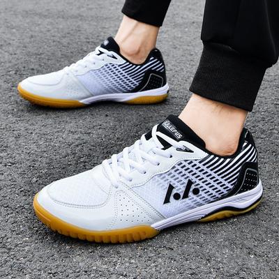 Herren Tischtennis-Trainingsschuhe Damen Tischtennis-Sneaker Outdoor Rutschfest Atmungsaktiv Badmintonschuhe Paare Strick-Tennisschuhe