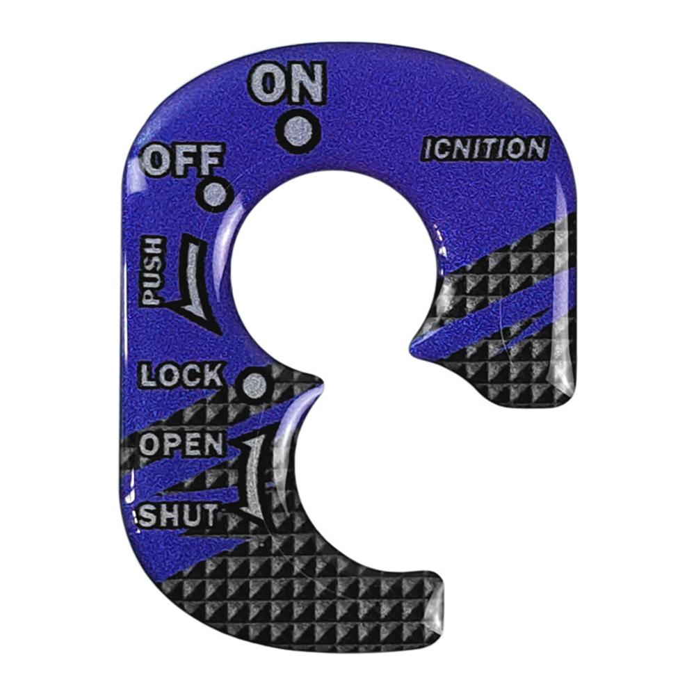 Motorcycle 3D PVC Ignition Switch Key Lock Cover Motorbike Accessories