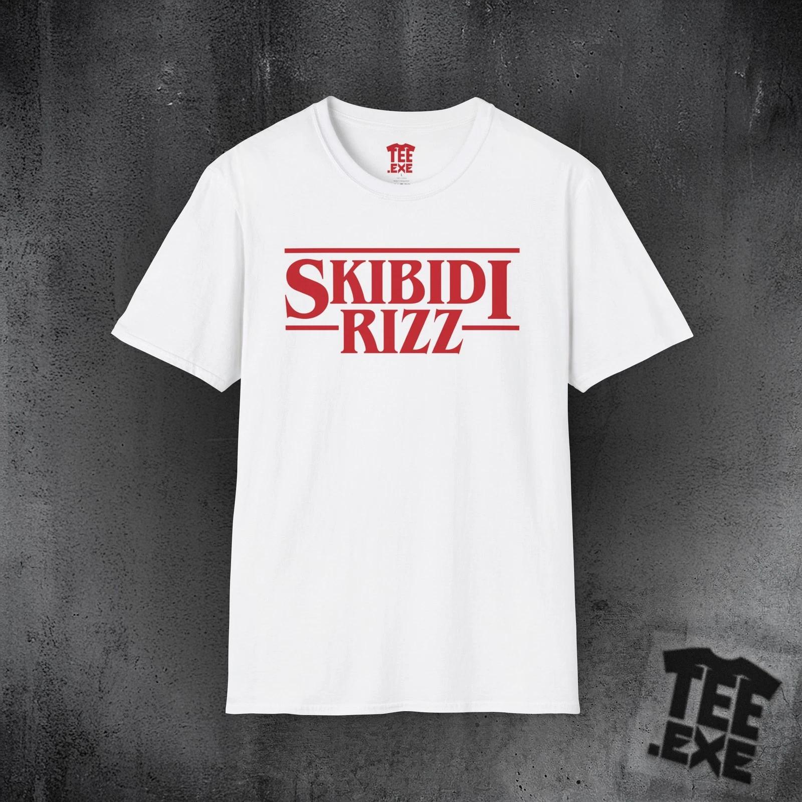 Stranger Skibidi Rizz Things -Unisex Softstyle T-Shirt S