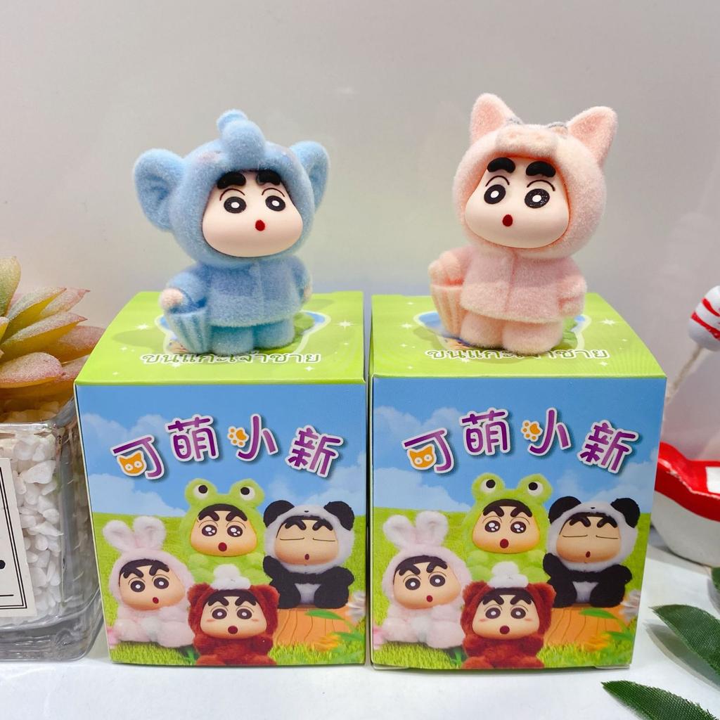 אנימה קריקטורה שין-צ'אן קופסה עיוורת דמויות מצוירות דמות צעצוע בובות למעריצים ילדים מתנת חג המולד יום הולדת