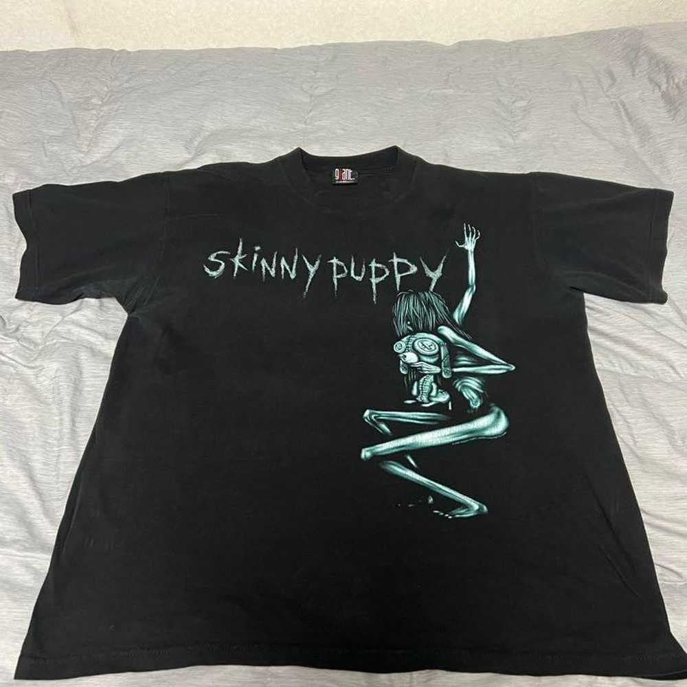 Skinny Puppy Machine Rare S4XL Men and Women Short Sleeve Tee NZ977 Unisex T-Shirt XXXL