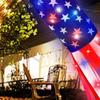 American Flag Windsock 3 Modes Hanging 4th of July Decorations Reusable Independence Day Memorial Day Windsocks for Home Decor