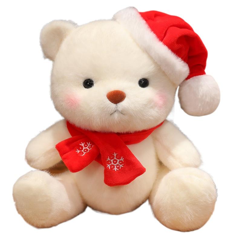 

22CM Teddy Bear Holding Bouquets Plush Dolls Stuffed Animals Home Decoration Children Girl Friend Christmas Birthday Gifts