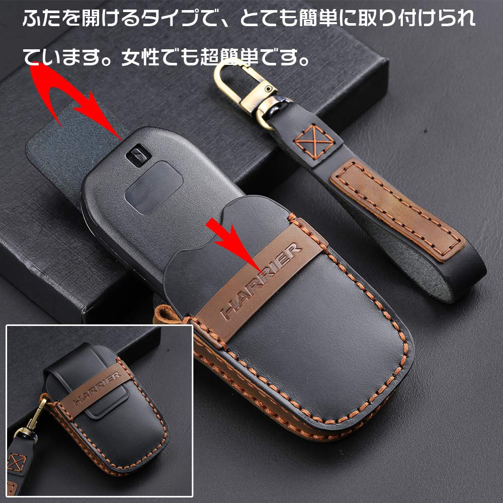 [BOYOUS Custom Key Case] For Toyota New Harrier 80 Series (06/2020 ~) Genuine Leather