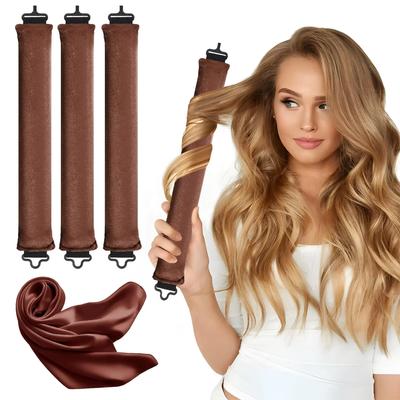 Heatless Velvet Hair Curler  Lazy Curls Heatless Curls Overnihght Heatless Blowout Styling Tools Hair Curlers To Sleep