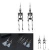 Geometric Skull Ear Studs Alloy Punk Jewelry Dark Gothic Accessories For Couples