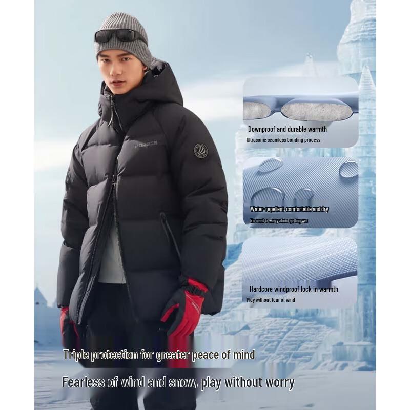 Bosideng Longline Warm Duck Down Jacket B40143400EB