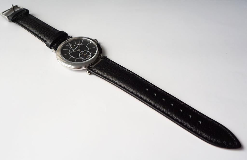 GRANDEUR Classical Small Seconds Watch GSX057W2 Black Black [Grandeur] Men's Dial/Band Color