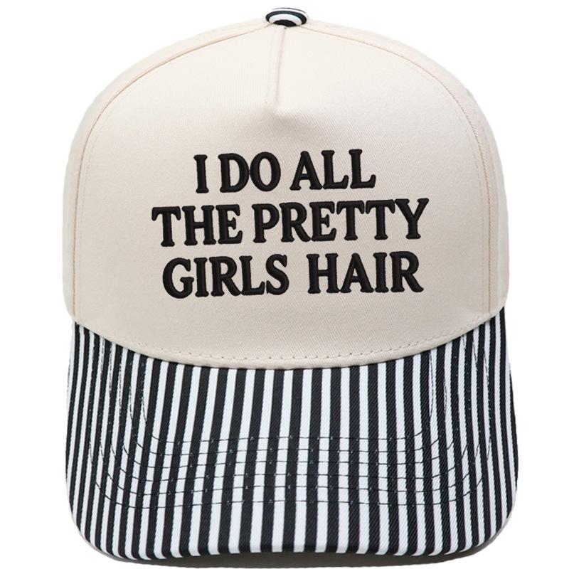 I DO ALL Fun Embroidery Color Matching Truck Driver Baseball Cap Men's and Women's Casual Shade Dad Hat