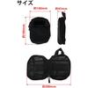 Takagi KANUCHI OUTDOOR Outdoor Gear Pouch Black Accessory Case 3 Levels Adjustable Belt Loop Width Camping Leisure Belt Loop Waist Pouch Mini Pouch Po