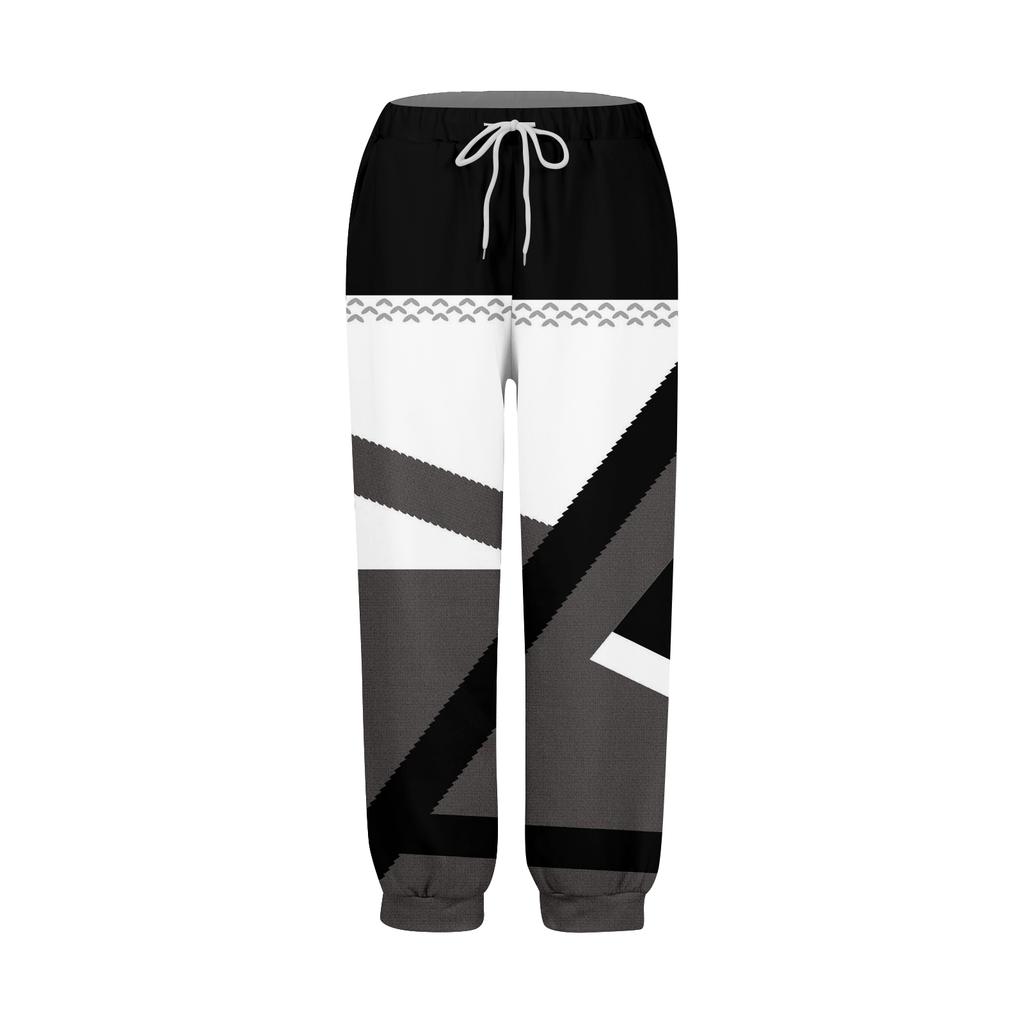 Women's Casual Fashion Home Christmas Print Plush Sweatpants