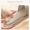 Home slippers couple indoor wooden floor cotton and linen slippers home non-slip men's and women's thick bottom summer