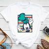 Kawaii Disney Cartoon Mickey Mouse T-shirt Female Harajuku Cute Minnie Mouse T-shirt Funny Donald Duck Pattern T-shirt Female