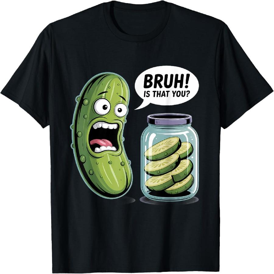 Pickle Dill Cucumber Pickling Funny Pickled Lover T-Shirt XXXXXL чёрный