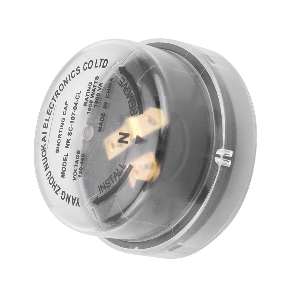 1000W 1800VA 120-480V Twistlock Photocell Receptacle Temporary Protection Shorting Cap