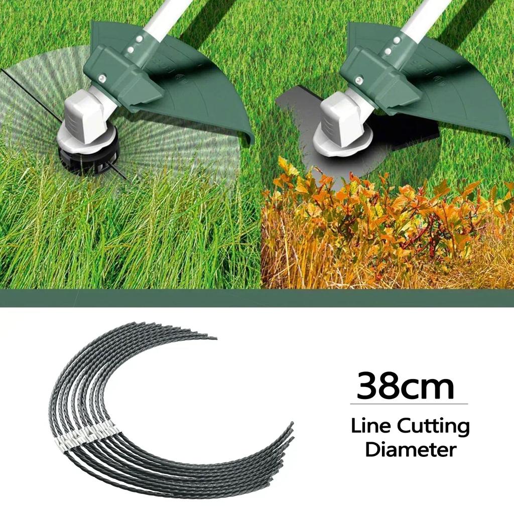 10 ks 3,5mm strun na vyžínač pro Bosch F016800431 AFS 23-37 Struny pro křovinořez Struny pro sekačku na trávu Zahradní nářadí Příslušenství