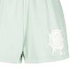 Moncler SS23 Logo Print Elastic Waist Straight Leg Shorts Women shorts Green I10938H00019899TR80B