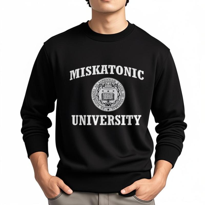 Miskatonic University Tops Hoody Unisex Necronomicon Call Of Cthulhu Cthulu Lovecraft Fun Premium Cotton Hoodie Hoody Graphic